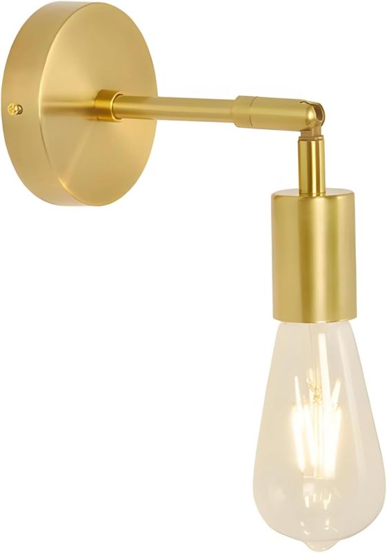 Photo 1 of ROUND*** Modern Adjustable Brass Wall Lamp for Bedroom, Hallway & Reading Area