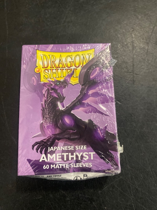 Photo 1 of Dragon Shield | Japanese Size Card Matte Sleeves | 60 CT - Smooth & Tough Premium TCG Sleeves - Compatible with Yu-Gi-Oh, Naruto, Cardfight & Vanguard | Amethyst