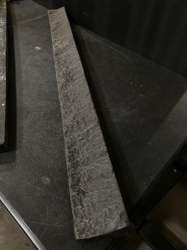 Photo 1 of GenStone Faux Stacked Stone Ledger 42" x 2" x 3.5" in Iron Ore Color for Do It Yourself Friendly Home Improvement Projects