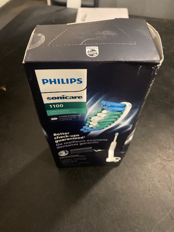 Photo 1 of PHILIPS Sonicare 1100 Power Toothbrush, Rechargeable Electric Toothbrush, White Grey HX3641/02