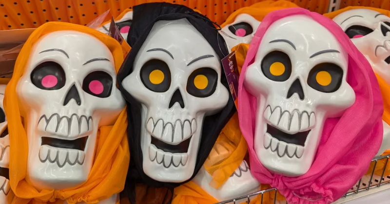 Photo 1 of 5FT ORANGE HALLOWEEN DECOR NEON GHOUL 