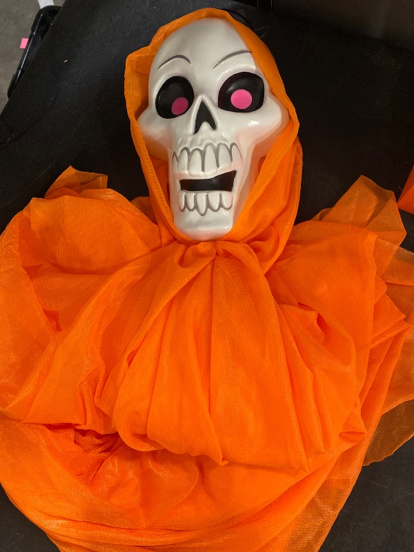 Photo 1 of 5FT ORANGE HALLOWEEN DECOR NEON GHOUL 