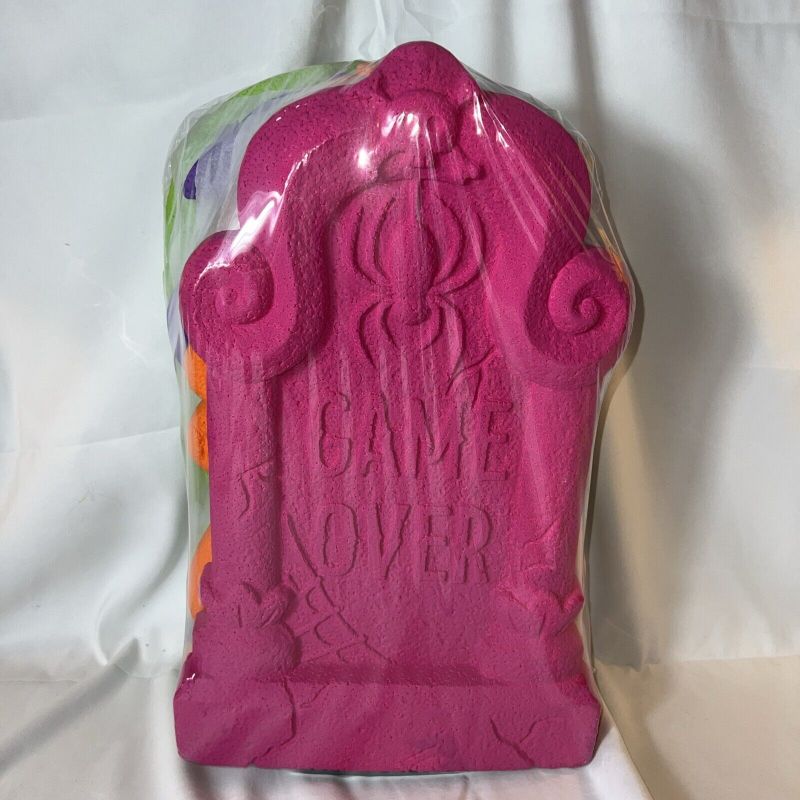 Photo 1 of New 4 Pack Colorful Halloween Decorative Tombstones Foam Set of 4
