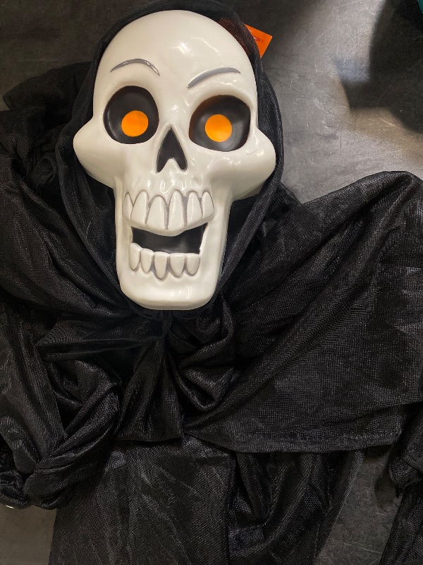 Photo 1 of 65" Black Light Responsive Ghoul Halloween Decorative Prop Black - Hyde & EEK