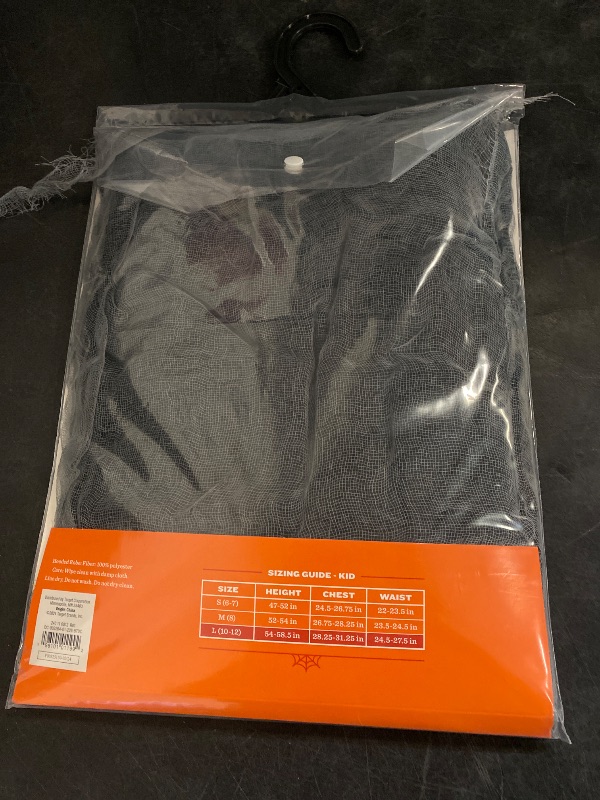 Photo 1 of LARGE- Boys Hyde and Eek CREEPY Robe Ghoul Zombie Halloween Costume Size Sm M Lar NWT
