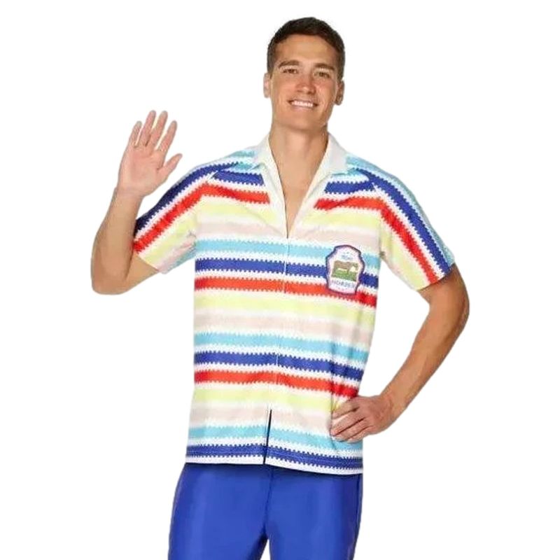 Photo 1 of (L/XL) Mens Barbie the Movie Allan Kit Shirt Halloween Costume
