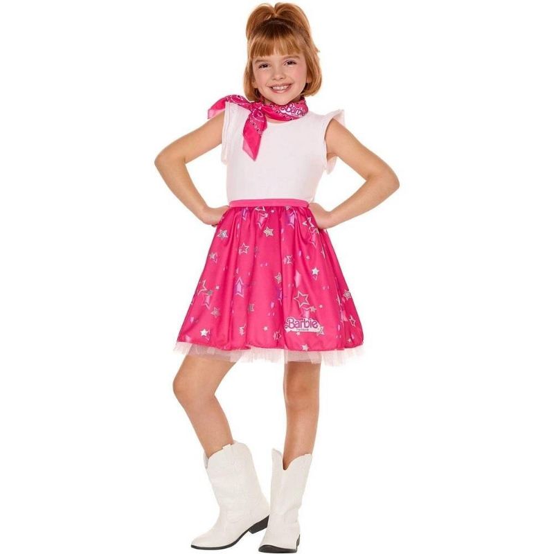 Photo 1 of LARGE-Girls BARBIE Western Tutu Skirt Costume Kit-Dress up & Bandana