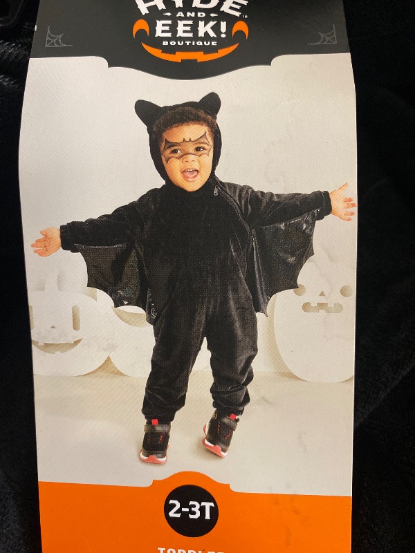 Photo 1 of 2-3T- Toddler Halloween Costume Jumpsuit Bat 2T-3T - Hyde & EEK!