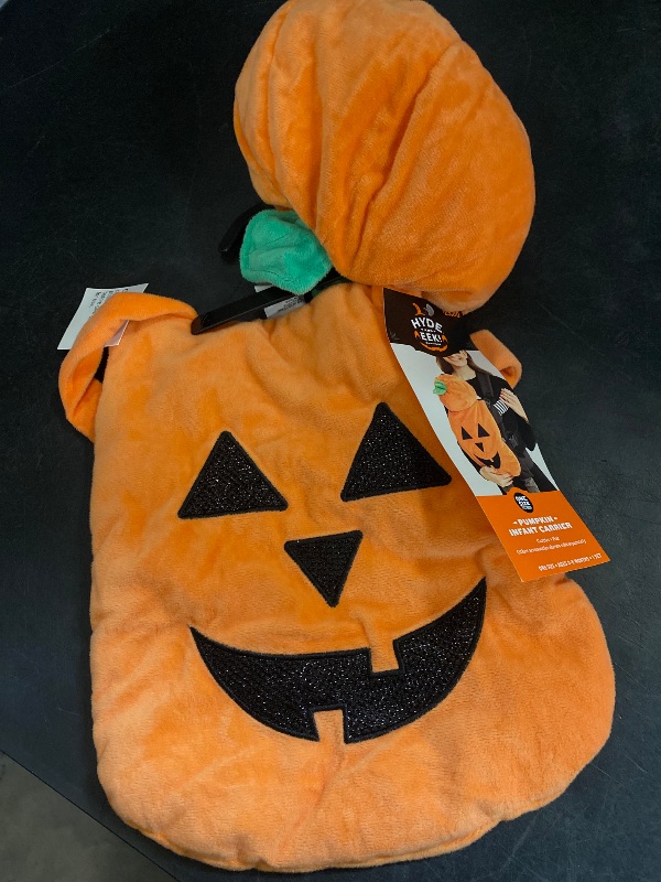 Photo 1 of 3-18M - Baby Pumpkin Halloween Costume Infant Carrier and Hat - Hyde & EEK! Boutique