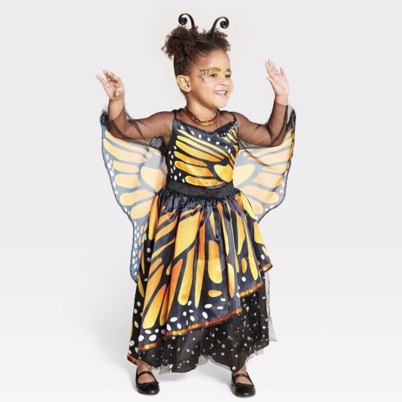 Photo 1 of 2-3T- HYDE and EEK Boutique Monarch Butterfly Halloween Costume Toddler