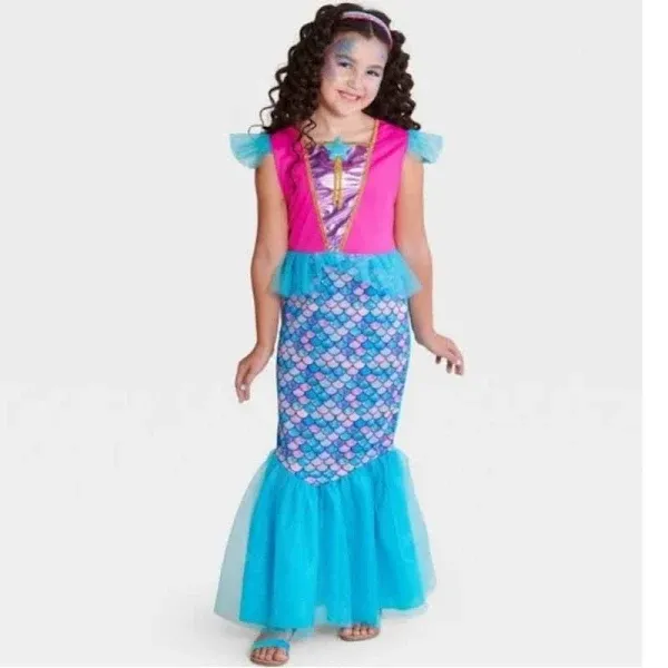 Photo 1 of LARGE 10-12- Girls Hyde & Eek MYSTICAL WATERS Mermaid Costume 