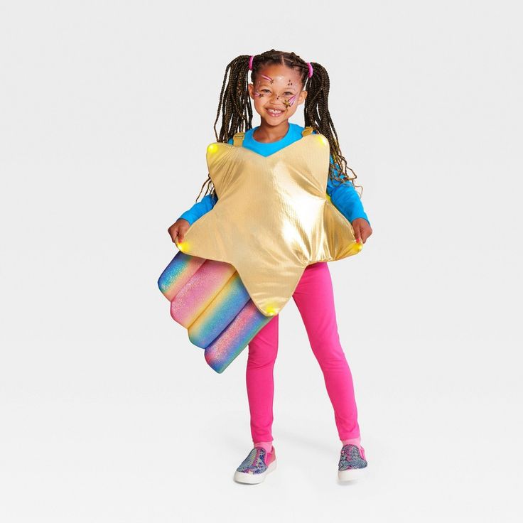 Photo 1 of SIZE5-10 Kids' Shooting Star Halloween Costume Sandwich Board One Size Fits Most - Hyde & EEK