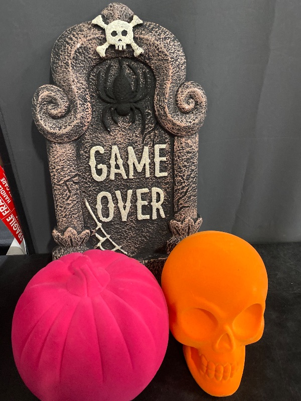 Photo 1 of 3 HALLOWEEN DECOR ITEMS 