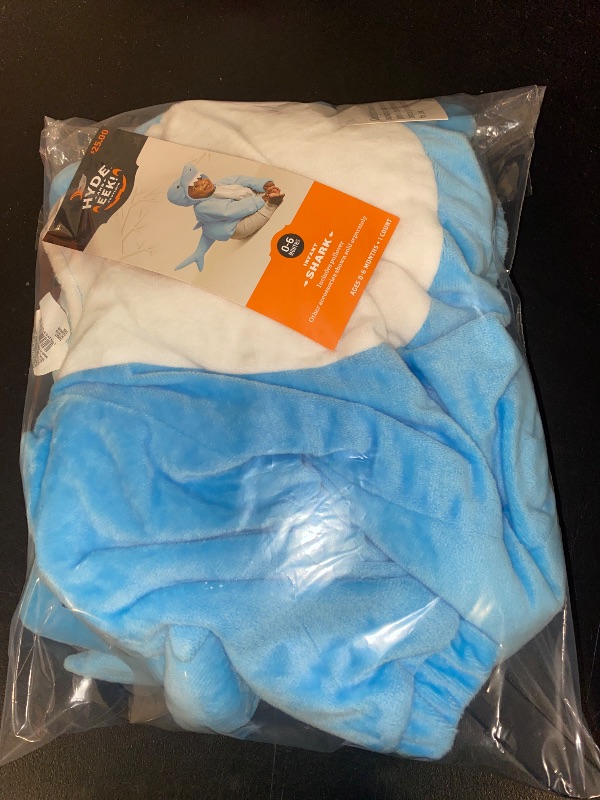 Photo 1 of 0-6M - Baby Shark Blue Halloween Costume Pullover 