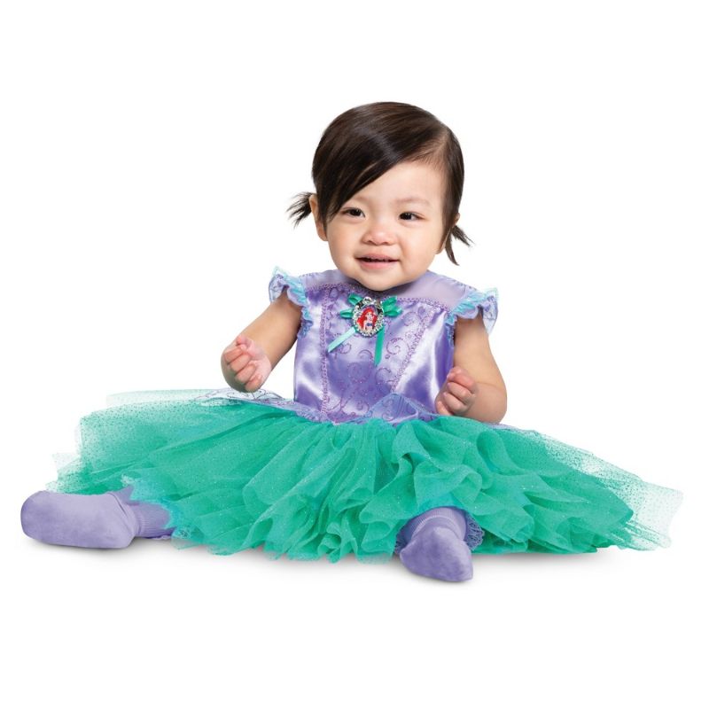Photo 1 of 12-18M Disney Baby Girls Ariel Purple Tutu Dress Little Mermaid Costume