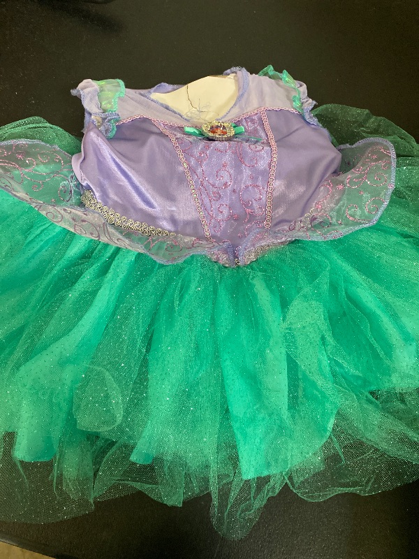 Photo 1 of 12-18M Disney Baby Girls Ariel Purple Tutu Dress Little Mermaid Costume 