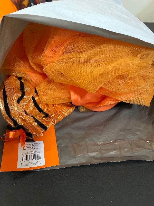 Photo 1 of MEDIUM 7/8 Kids' Witch Costume Orange Dress and Hat Hyde and Eek