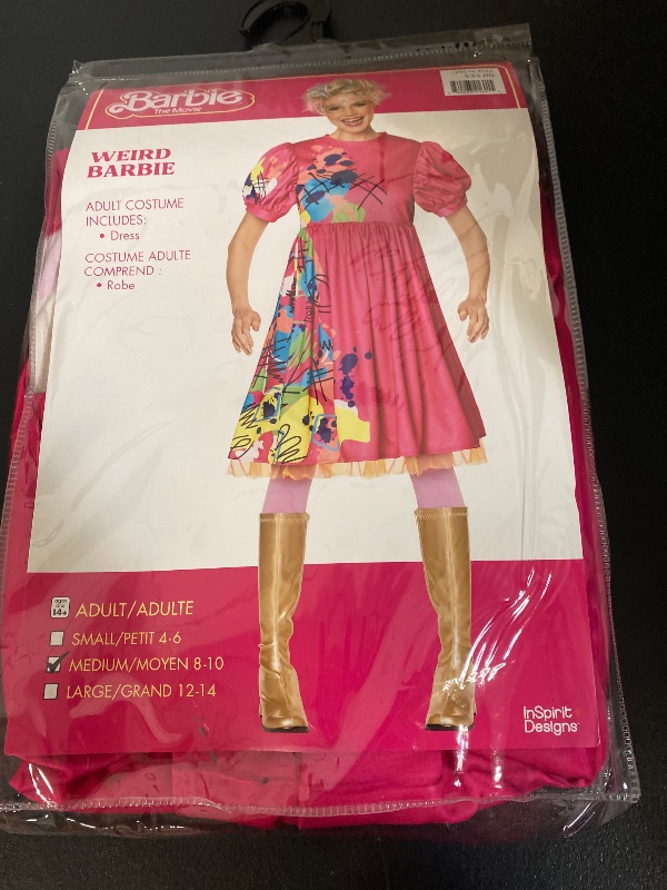 Photo 1 of MEDIUM Barbie Adult Weird Barbie Costume
