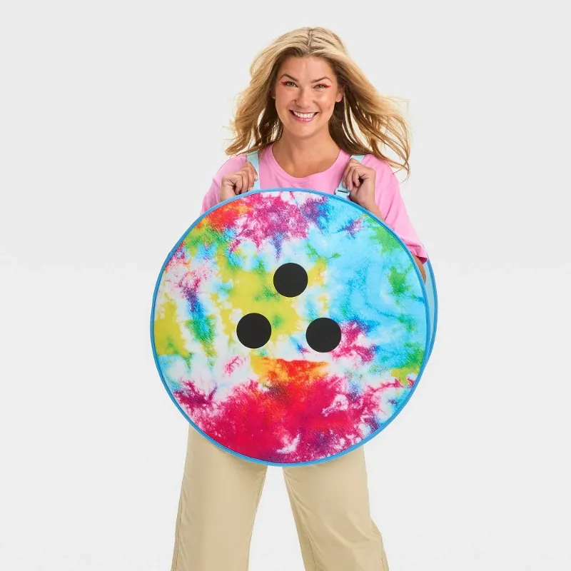 Photo 1 of ONE SIZE FITS MOST 12+ Kids' + Adult Bowling Ball Halloween Costume Sandwich Board One Size Fits Most - Hyde & EEK