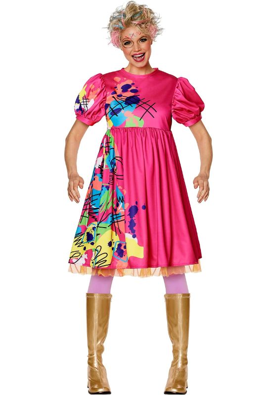 Photo 1 of SMALL Barbie Adult Weird Barbie Costume | Adult Barbie Costumes
