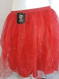 Photo 1 of ONE SIZE FITS MOST- Adult Red Halloween Costume Tutu