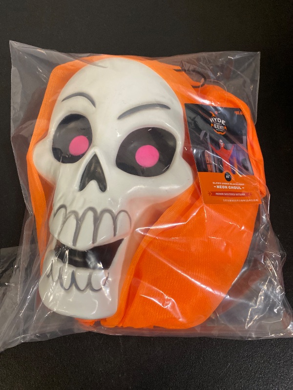 Photo 1 of 65" Black Light Responsive Ghoul Halloween Decorative Prop Orange - Hyde & EEK