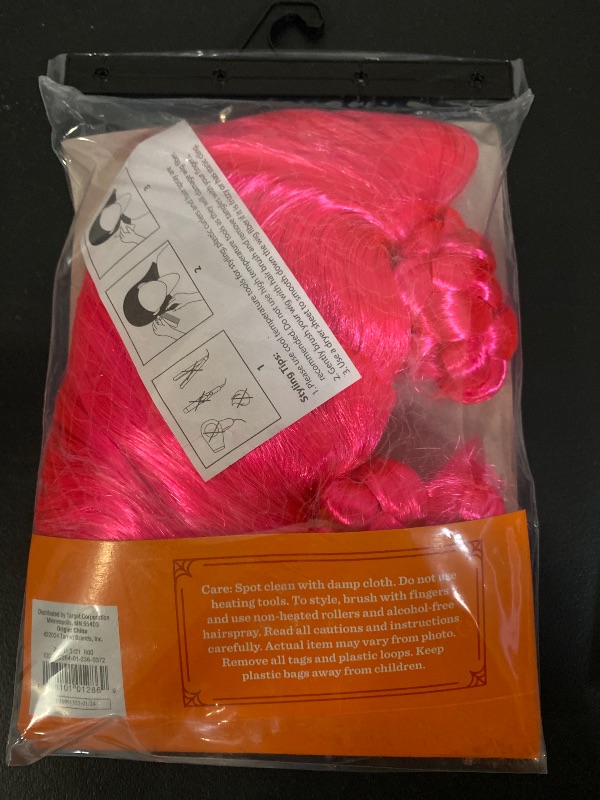 Photo 1 of Adult Pink Side Buns Halloween Costume Wig - Hyde & EEK! Boutique