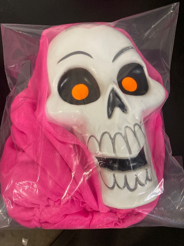 Photo 1 of 65" Black Light Responsive Ghoul Halloween Decorative Prop PINK - Hyde & EEK