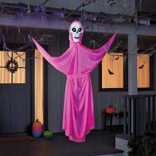 Photo 1 of 65" Black Light Responsive Ghoul Halloween Decorative Prop PINK - Hyde & EEK