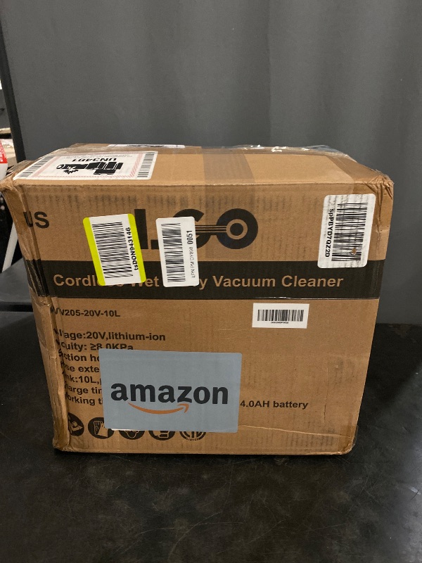 Photo 1 of LIGO 20V Cordless Shop Vacuum, 2.64 Gallon, Portable, Wet/Dry, Handheld, with Blowing Function- Includes 4.0 Ah Battery, HEPA, Foam Filters and Charger(Upgrade)