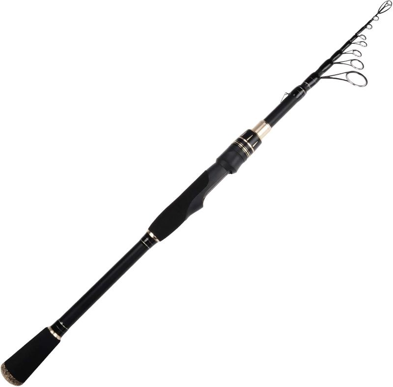 Photo 1 of KastKing Blackhawk II Telescopic Fishing Rods, Graphite Rod Blanks, Durable Glass Tip, Floating Guides, 1pc Performance, EVA Handle
