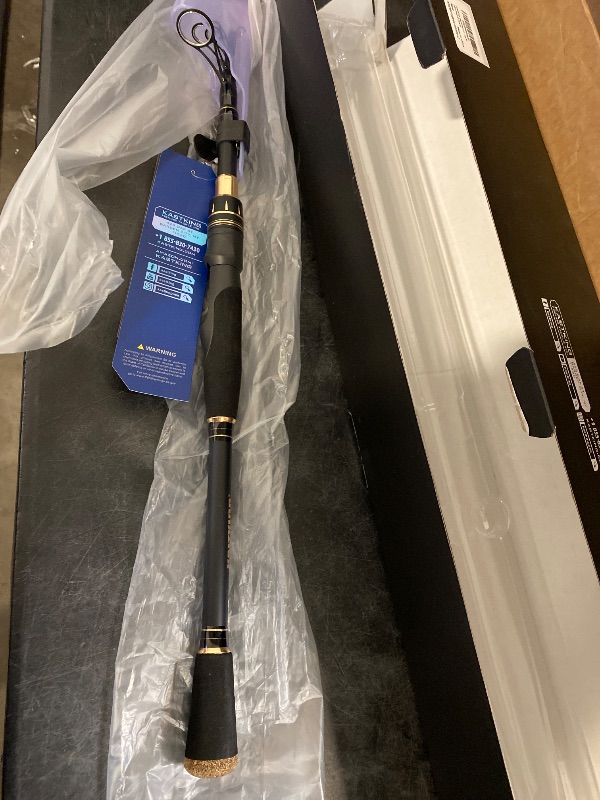 Photo 1 of KastKing Blackhawk II Telescopic Fishing Rods, Graphite Rod Blanks, Durable Glass Tip, Floating Guides, 1pc Performance, EVA Handle
