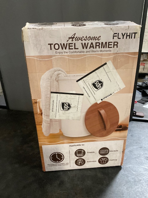 Photo 1 of Keenray Towel Warmer, Luxury Towel Warmer Bucket, Large Towel Warmer for Bathroom, Auto Shut Off, Fits Up to Two 40"X70" Oversized Towels, Bathrobes, Blankets, PJ's and More, CL1
