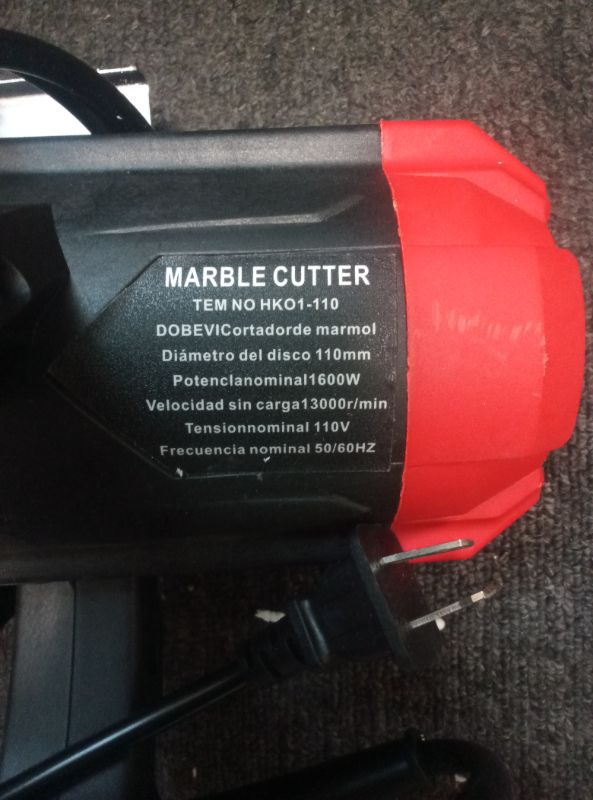 Photo 1 of MARBLE CUTTER Model TEM NO HK01-110 