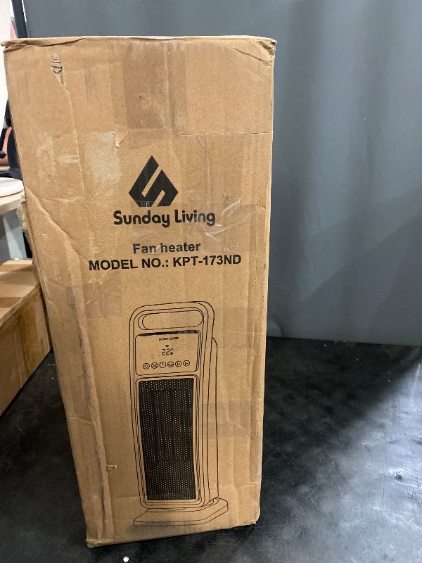 Photo 1 of SUNDAY LIVING FAN HEATER WHITE