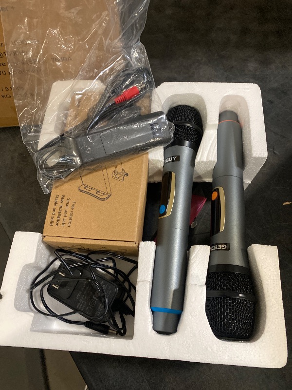 Photo 1 of GTSK8-2 Portable Bluetooth PA Speaker System - Rechargeable Sound Speaker and Microphone Set with MP3 USB-C, TWS Pairing, Perfect for Party, Events, DJ Lights & Outdoor Performances
