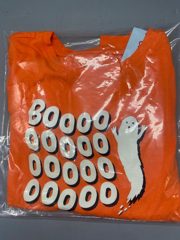 Photo 1 of SMALL 6/7 Girls Cat & Jack "BOO BOO BOO" Ghost Halloween T-Shirt