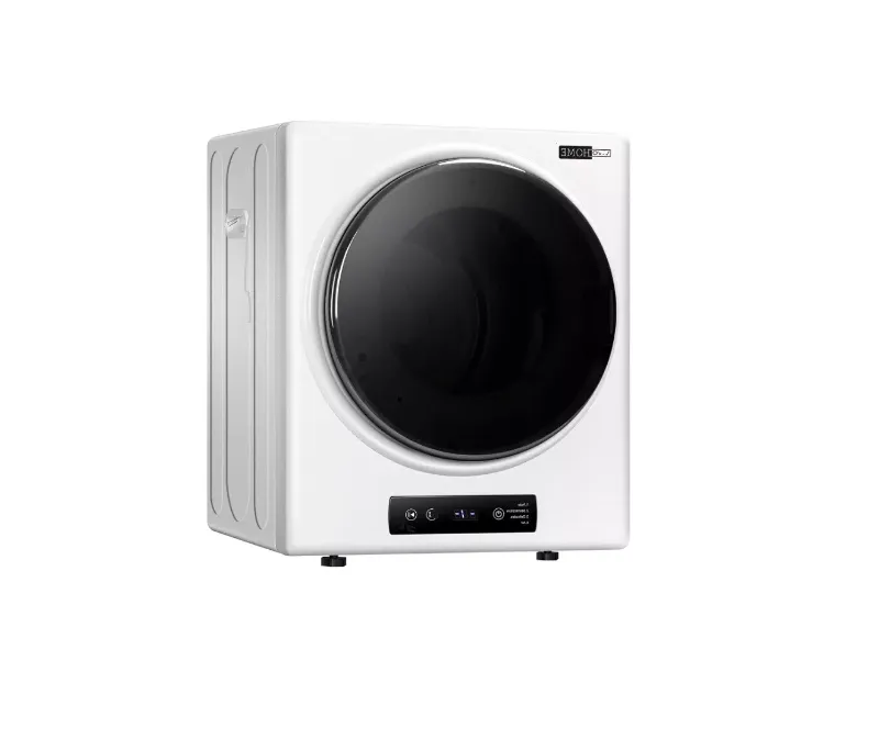 Photo 1 of 2.6 cu.ft 9 lbs Compact Laundry Electric Dryer in White



