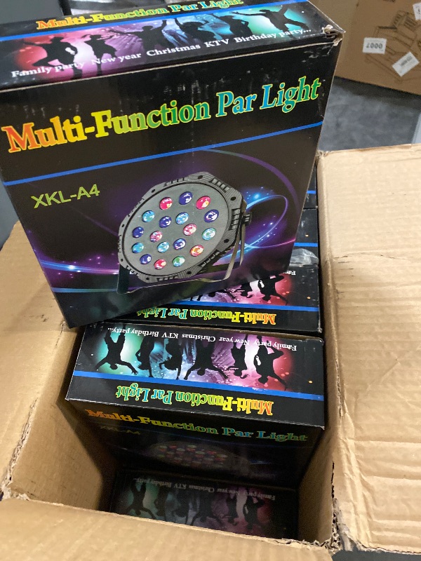 Photo 1 of 36 LED Par Lights, RGB Par Can Light Stage Lights, 10 Modes DJ Lights Stage Lighting Uplights with Sound Activated Remote Control & DMX Uplights for Events Wedding Party
