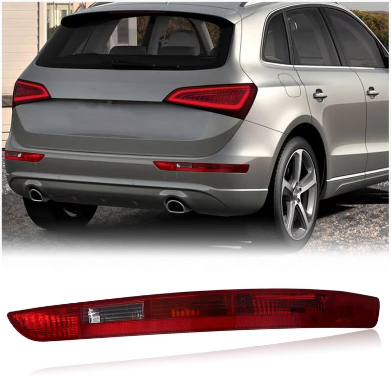 Photo 1 of Rear Bumper Brake Tail Light Kit Compatible with Audi Q5 SUV 2009-2016 Right Passenger Side Lower Rear Tail Fog Lamp Replace(Right passenger side)
