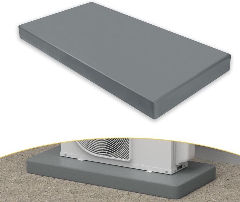 Photo 1 of Equipment Pad 18" x 38" x 3" for Mini Split Air Conditioner Heat Pump Systems,Outdoor Plastic Mini Split Condenser Pad for HVAC Systems,Air Conditioner Accessories
