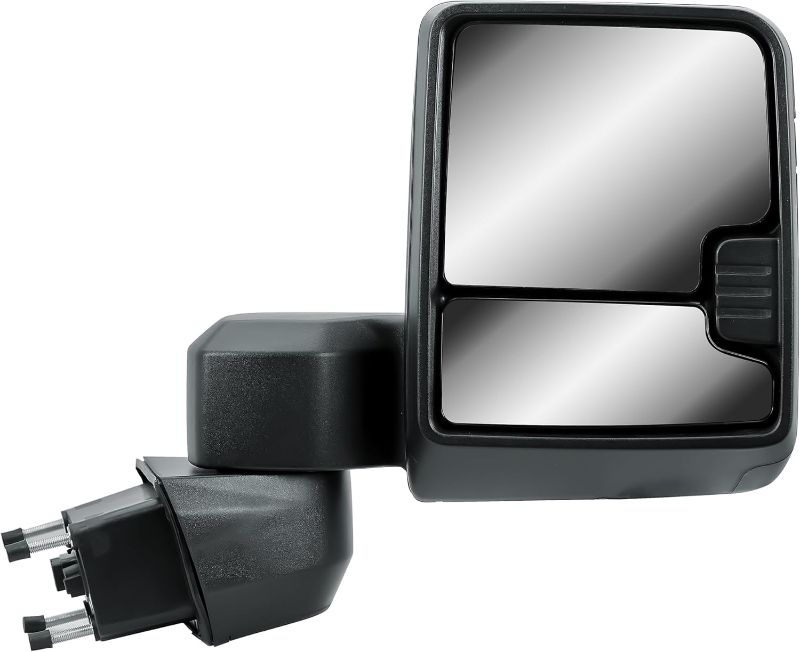 Photo 1 of Passenger Right Side Door Towing Mirror Power and Heated with Signal Light No Spot Light with Back Cover For Chevrolet Silverado GMC Sierra 2500HD 3500HD from 2019 to 2024
