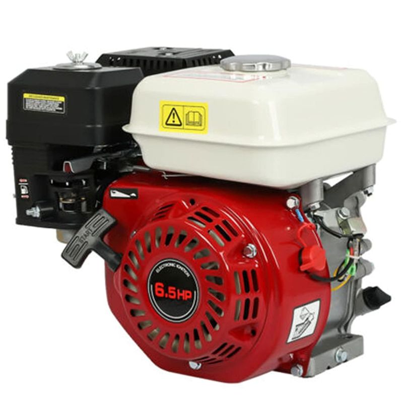 Photo 1 of 6.5HP 4-Stroke Air Cooled Gas Engine,200cc Horizontal Shaft Gas Engine Pull Start Gasoline Engine Motor OHV Replaces for Honda GX160 Go Kart Compressor Log Splitter Lawn Mower Mini Bike
