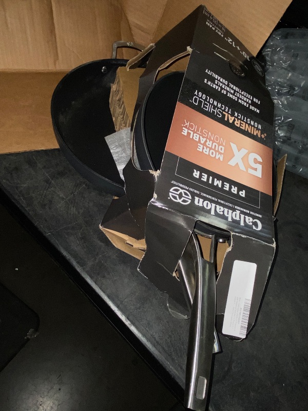 Photo 1 of Calphalon 2029637 Premier Hard-Anodized Nonstick 2-Piece 8 10-Inch Frying Pan Set 8/10 Combo Black
