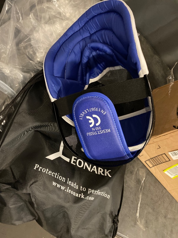 Photo 1 of (M) LEVEL ONE ** LEONARK Black 350NW Fencing Epee Mask with Detachable Inner Lining Hema Helmet CE Certified National Grade Masque

