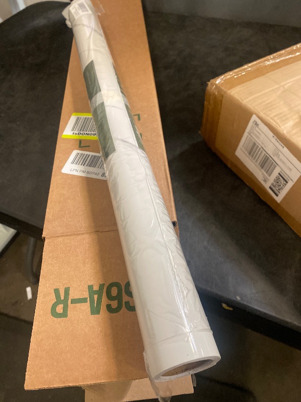 Photo 1 of YENHOME White Marble Contact Paper for Countertops Kitchen Counter Top Peel and Stick Countertops Waterproof Self Adhesive Marble Wallpaper Peel and Stick 24"X118 Marble Contact Paper for Desk Cabinet
