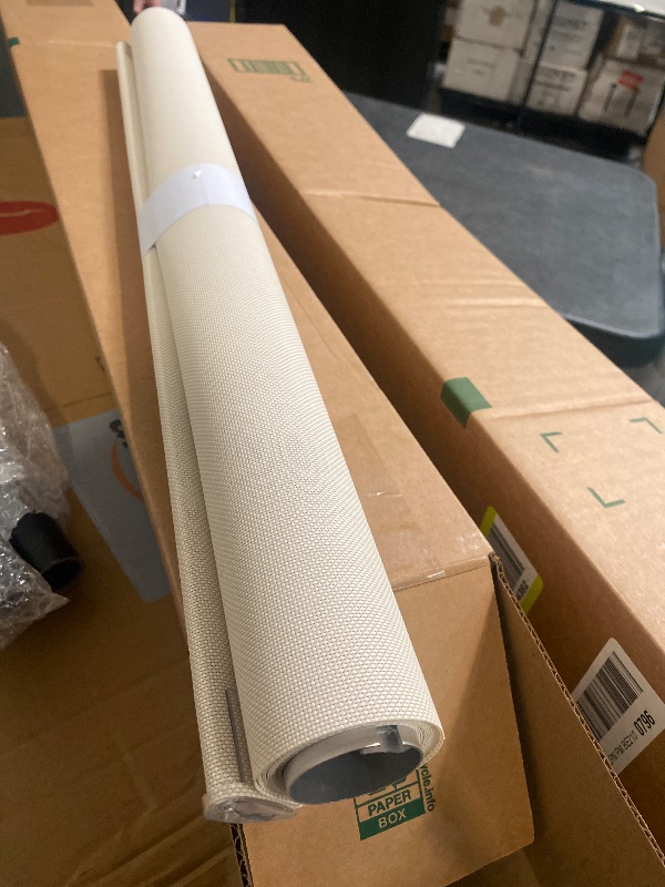 Photo 1 of 26.5IN Made to Order Beige Sheer Window Roller Shades Blinds, Easy Installation for Home and Office