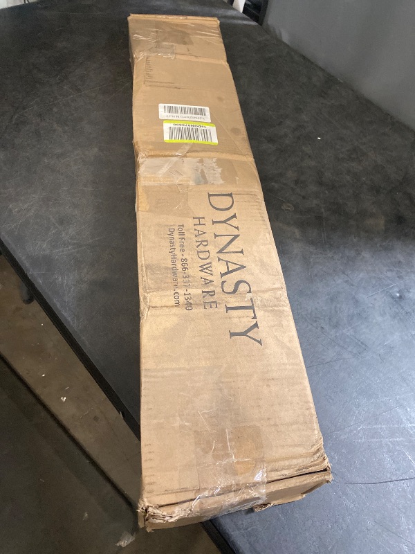 Photo 1 of Dynasty Hardware Push Bar Panic Exit Device for Emergency Exit Doors Painted Aluminum, with Exterior Lever Handle