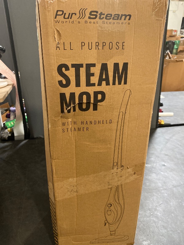 Photo 1 of Steam Mop - 10-in-1 MultiPurpose Handheld Steam Cleaner Detachable Floor Steamer for Hardwood/Tile/Laminate Floors Carpet with 11 Accessories for Whole Home Use.
