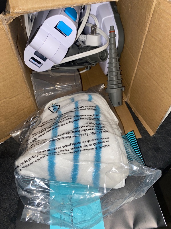 Photo 1 of Steam Mop - 10-in-1 MultiPurpose Handheld Steam Cleaner Detachable Floor Steamer for Hardwood/Tile/Laminate Floors Carpet with 11 Accessories for Whole Home Use.

